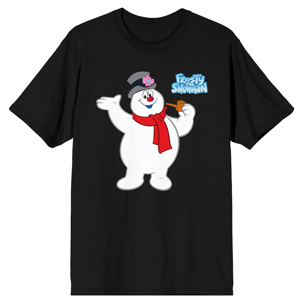 

Мужская футболка Frosty The Snowman развевающаяся Licensed Character, черный