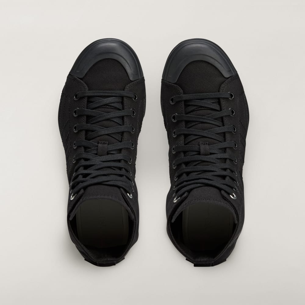 Высокие кроссовки Adidas Y-3 Nizza Hi, цвет Black/Black/Black — фото 2