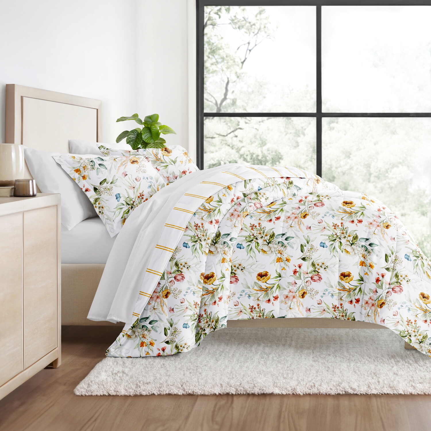 

Комплект постельного белья из ситца Comfort Canopy, разноцветный