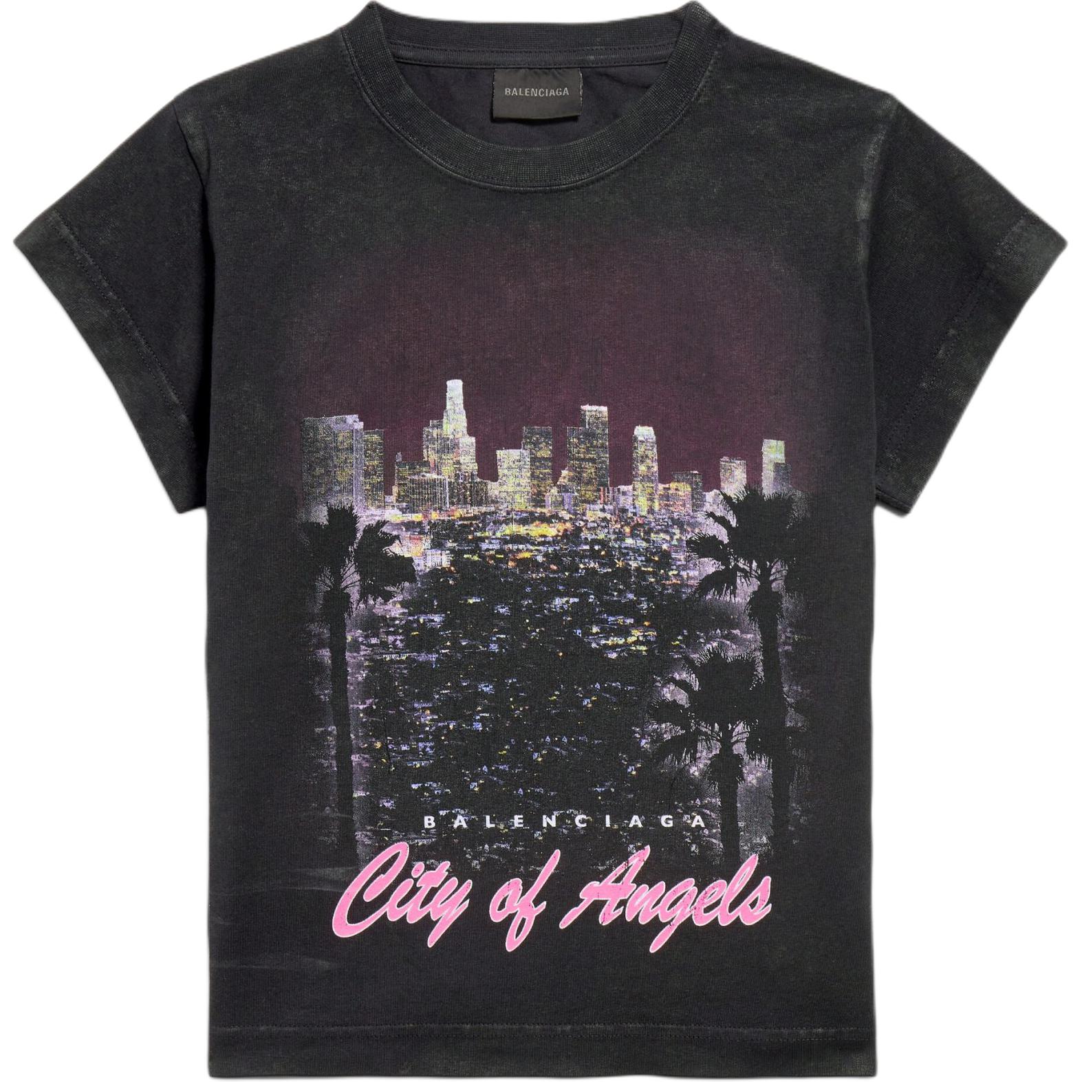 

Футболка City Of Angels Shrunk Balenciaga, черный