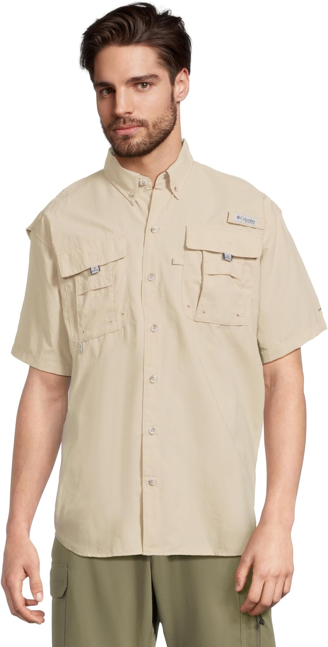 

Мужская рубашка Bahama II с коротким рукавом Columbia, Fossil 1