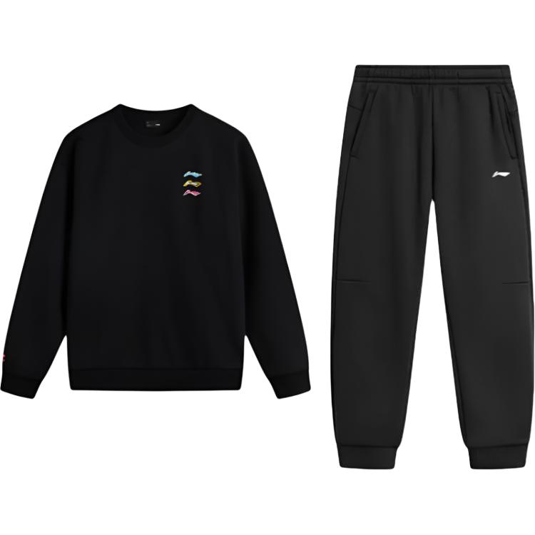 

Повседневная спортивная одежда Unisex Black+Black LINING, черный