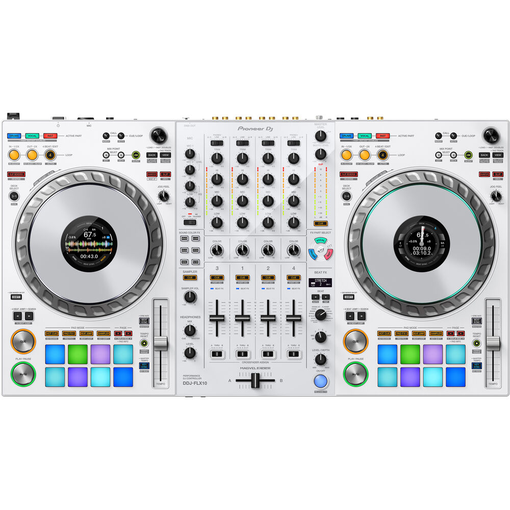 

DJ-контроллер Pioneer DJ DDJ-FLX10 4-Channel DJ Controller DDJ-FLX10-W
