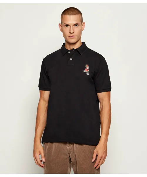 

Футболка поло Slim fit Polo Ralph Lauren, черный