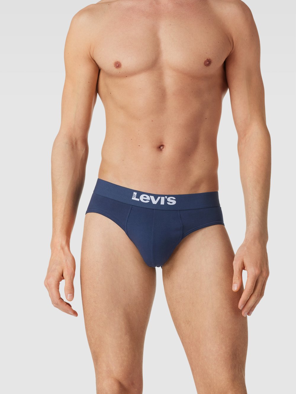 

Трусы с этикеткой, модель «SOLID BASIC» Levi's, темно-синий