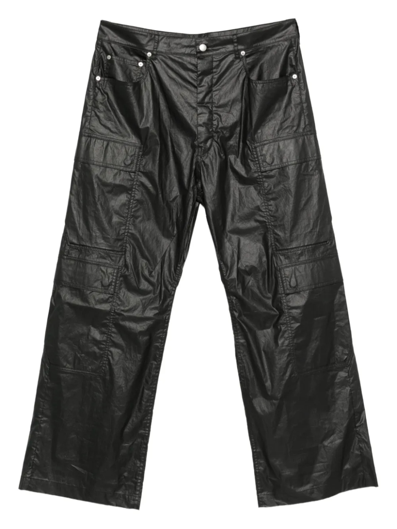 

Брюки Rick Owens из хлопковой смеси с карманами-карго, черный