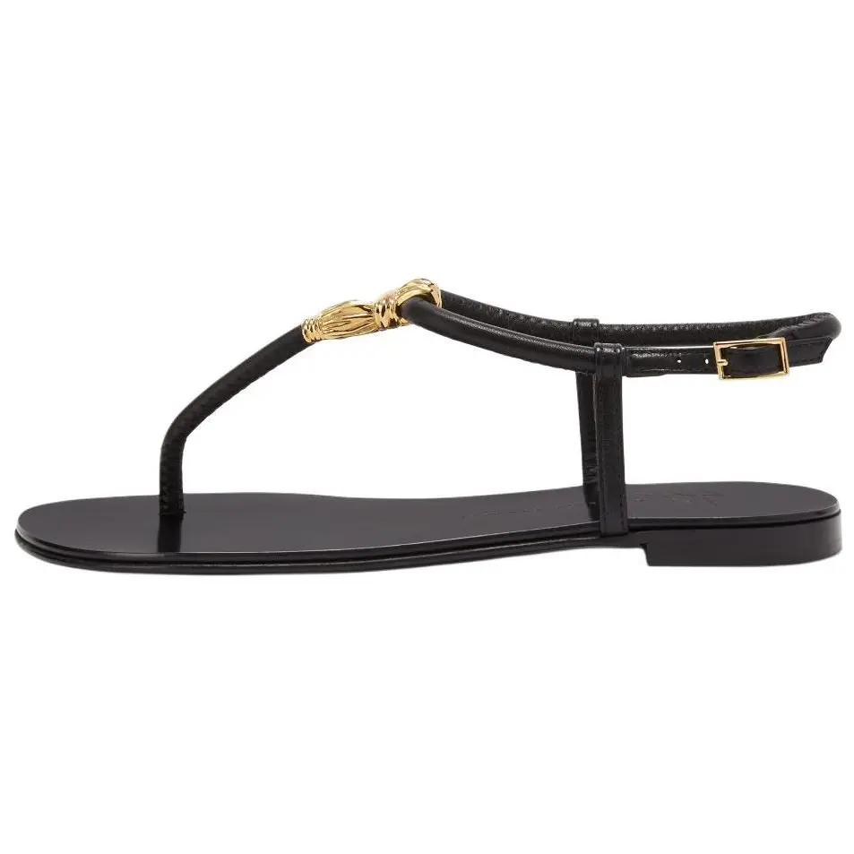 Giuseppe Zanotti Сандалии женские GZ Tie Flat с одним ремешком, черные