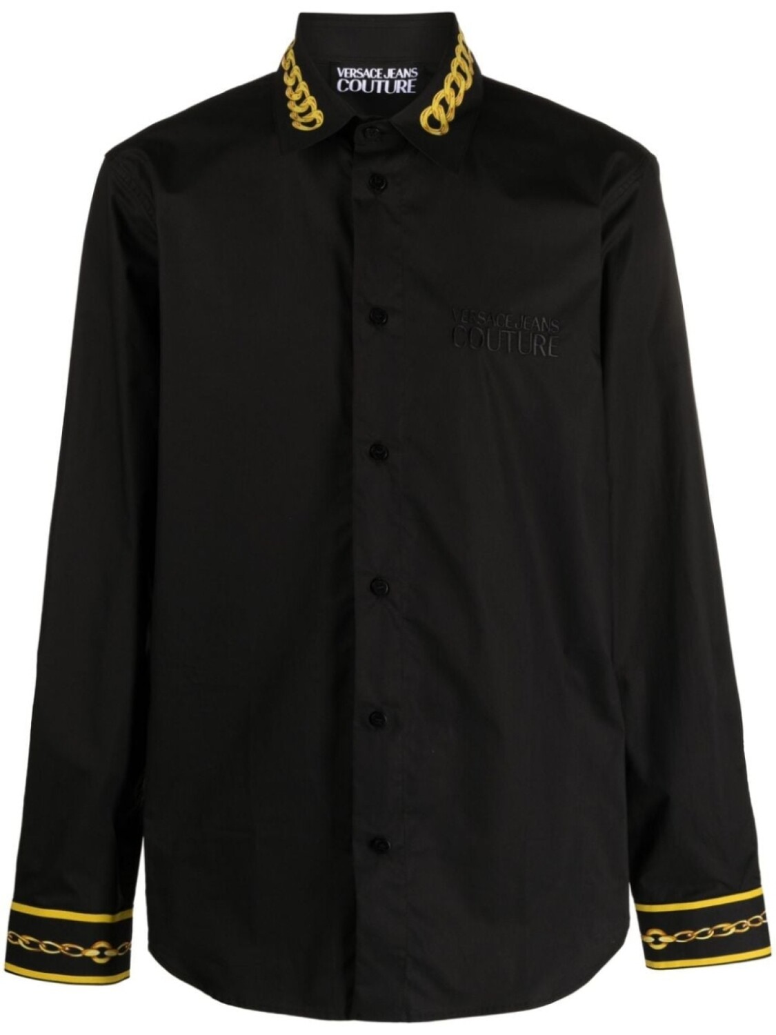 

Versace Jeans Couture рубашка с принтом Chain Couture, черный