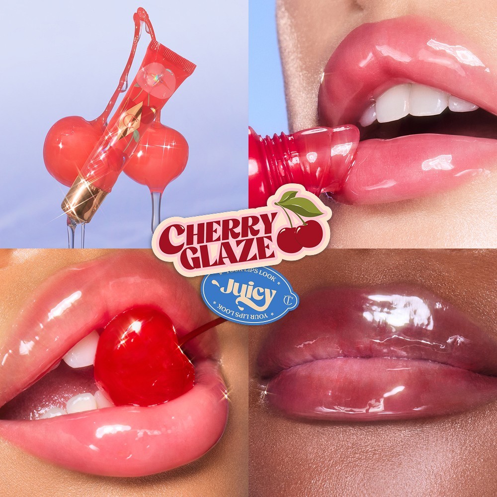 Бальзам для губ Charlotte Tilbury — Масло для губ unreal lips healthy glow nectar , cherry glaze, объем, 14 мл — фото 3