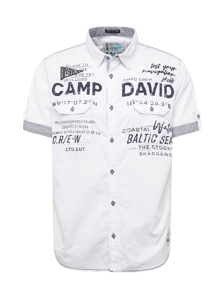 

Рубашка CAMP DAVID Regular fit Button Up, белый