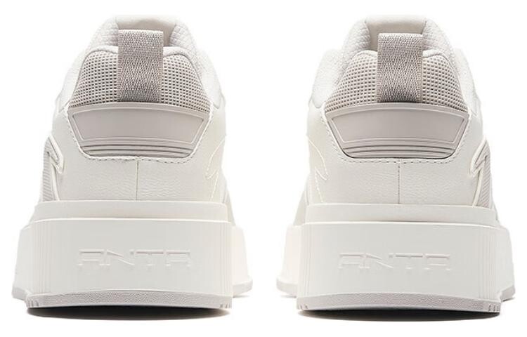 Кроссовки ANTA Milk Lid 2 Skateboarding Shoes Men Low-top White/Gray, белый/серый — фото 4