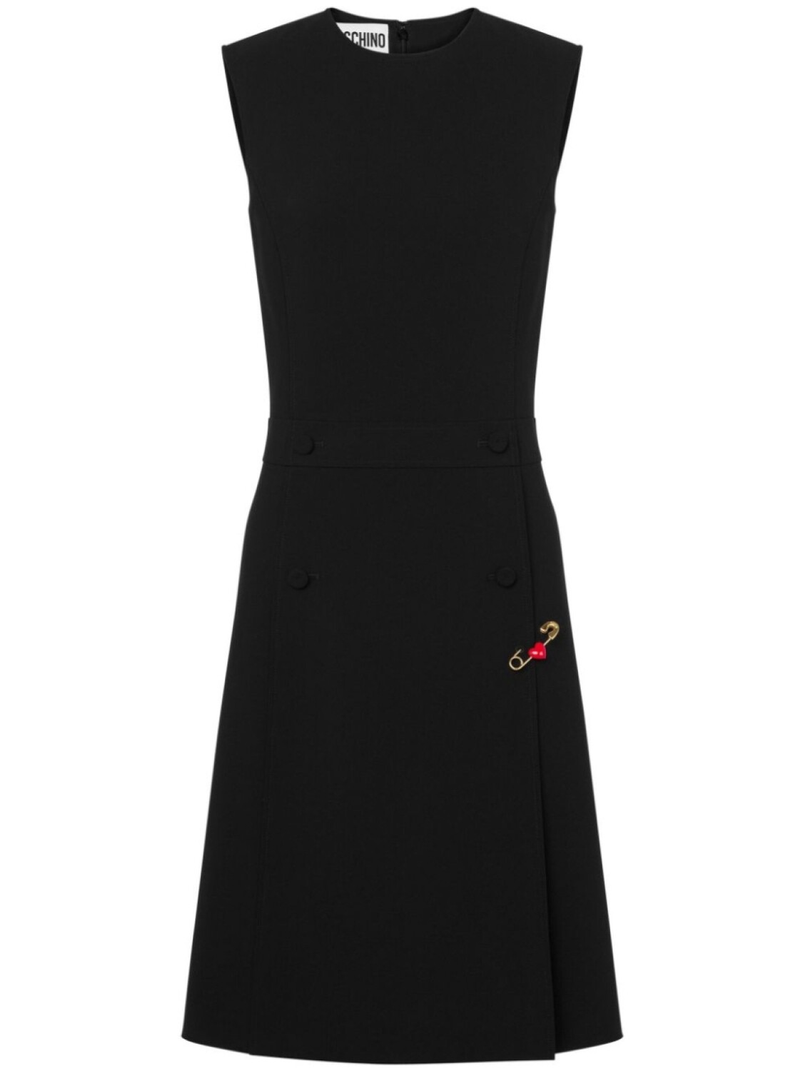 

Moschino платье без рукавов, черный