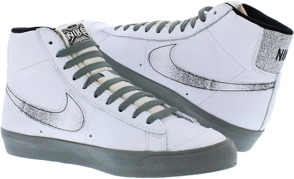Кроссовки Nike Blazer Mid 77 Emb для мужчин, модель DV7194, White Smoke Grey Black White 100 — фото 2