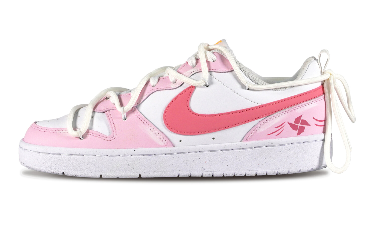 

Кроссовки для скейтбординга Court Borough Series женские, низкие, белый/розовый Nike