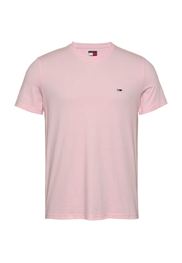

Футболка с круглым вырезом Tommy Jeans, розовый
