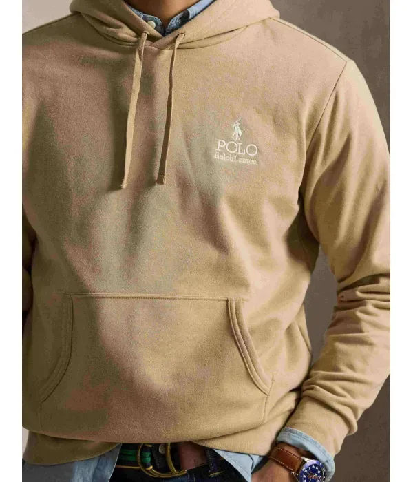 Толстовка regular fit Polo Ralph Lauren, бежевый — фото 4