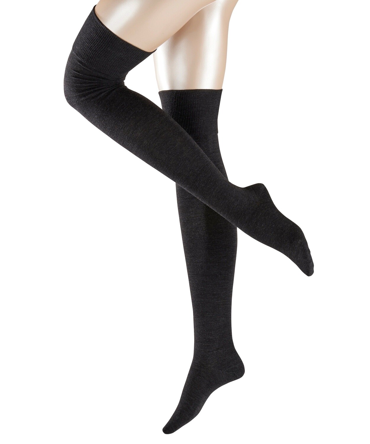 

Носки Falke Overknees Striggings, цвет Anthra mel