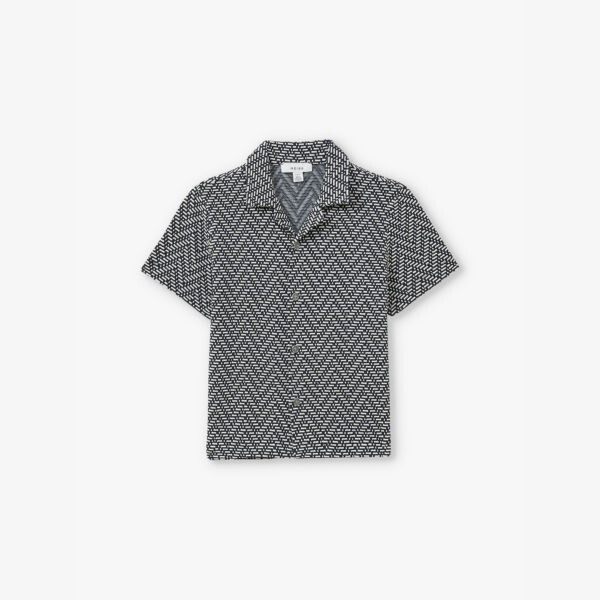 

Вязаная кофточка Jono с узором зигзаг 3-13 лет Reiss, синий