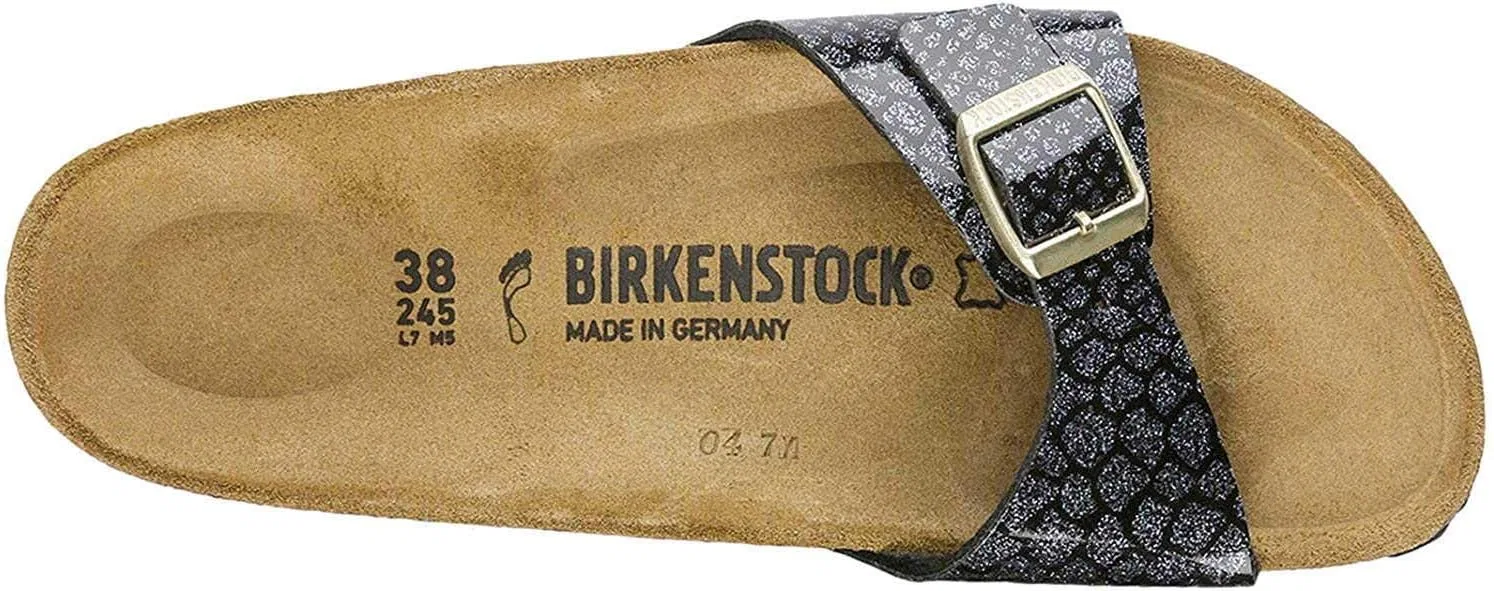 Сабо и мюли Birkenstock Madrid 40623 унисекс для взрослых, изготовлены из материала Birko-Flor, 3-Black — фото 2