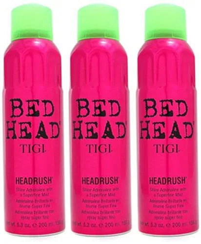 Спрей для блеска волос «Headrush Shine» от TIGI, 3 упаковки по 200 мл Tigi