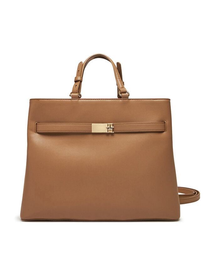 

Сумка Heritage Satchel Aw0Aw17211 Tommy Hilfiger, коричневый