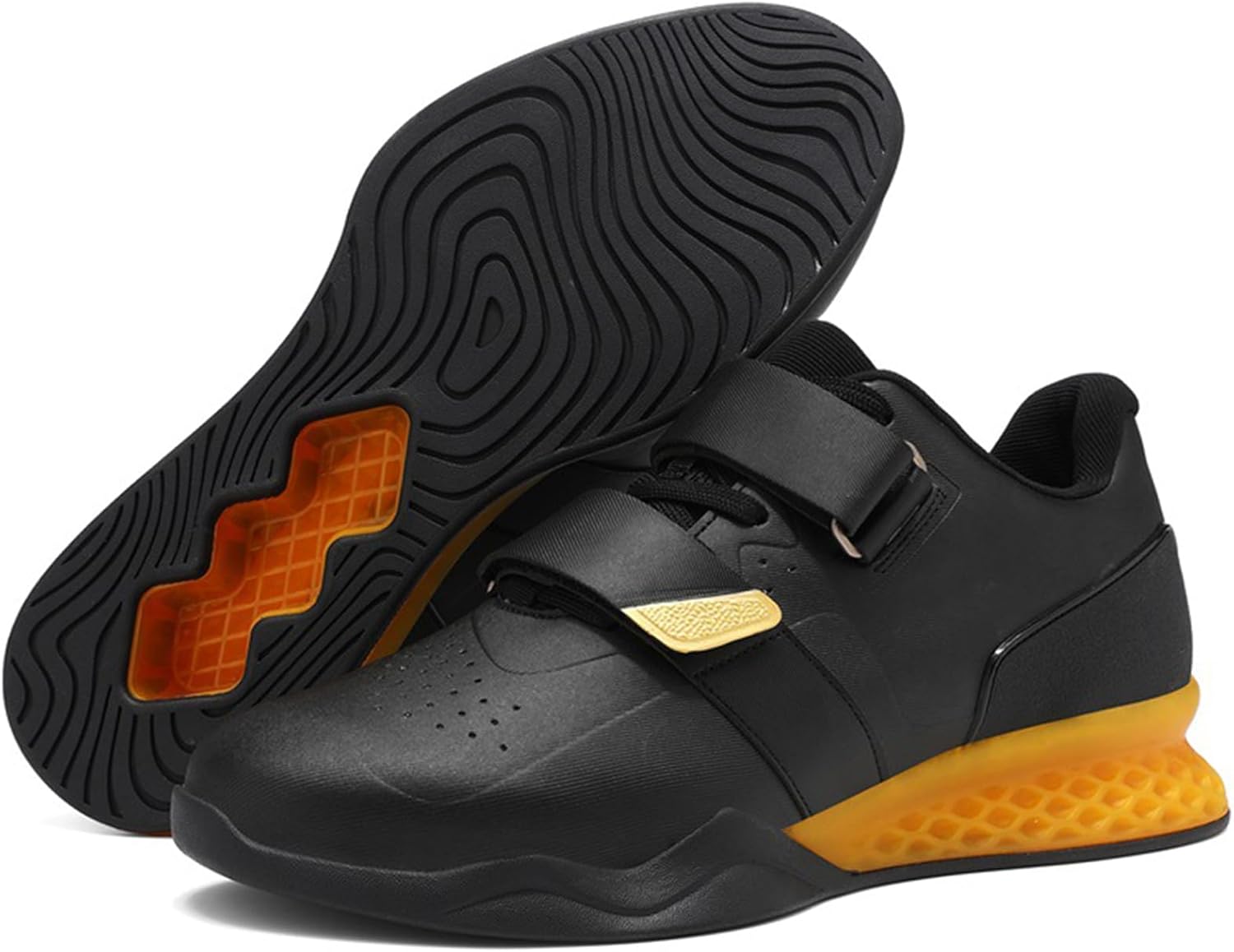 

Мужские обувь для становой тяги, пауэрлифтинга и тяжелой атлетики, кроссовки для фитнеса и кросс-тренинга с резиновой противоскользящей подошвой Lippan, A