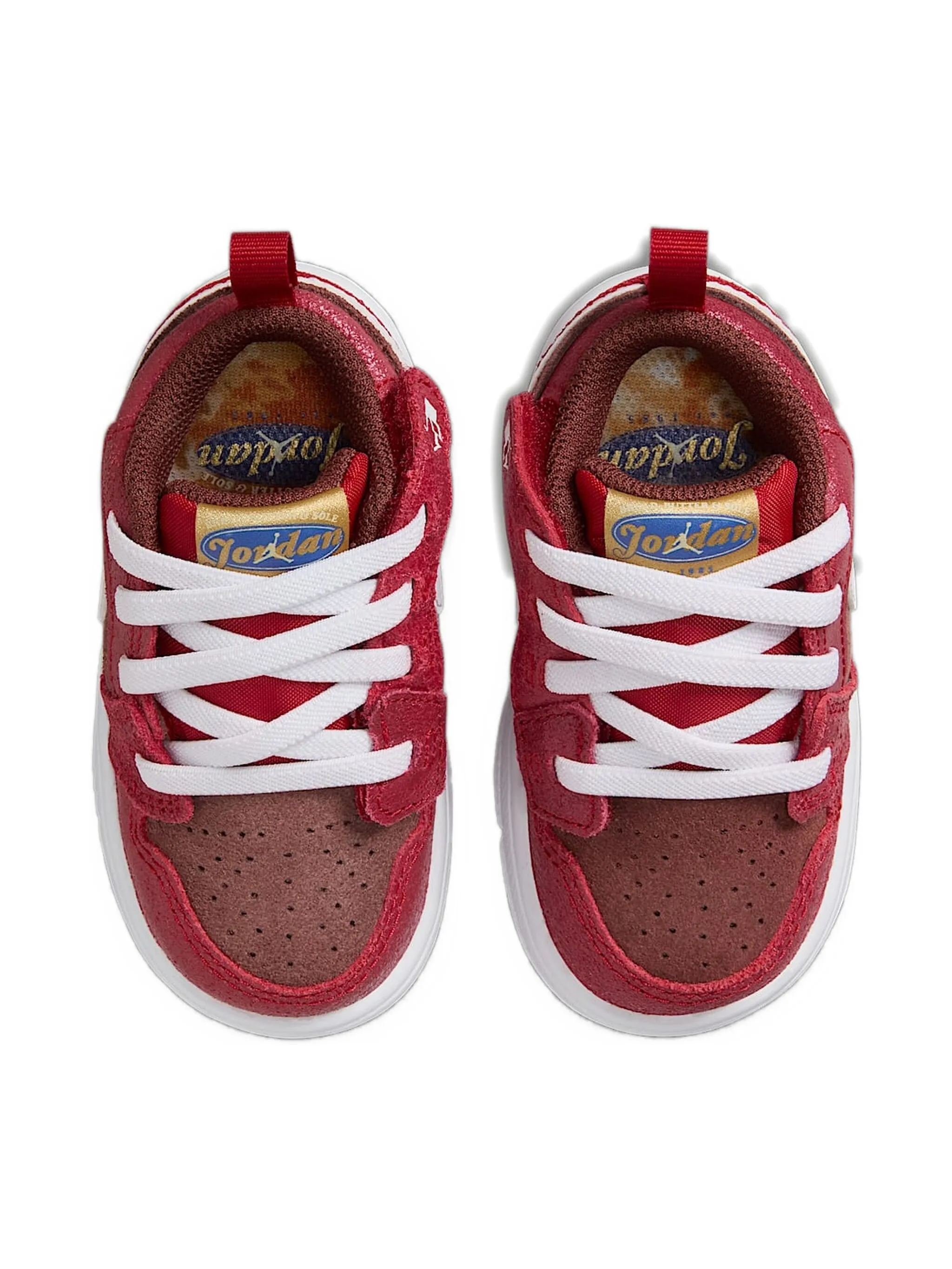 Кроссовки Air Jordan 1 Low ALT SE Bread, Butter & Sole Jordan Kids, красный — фото 4