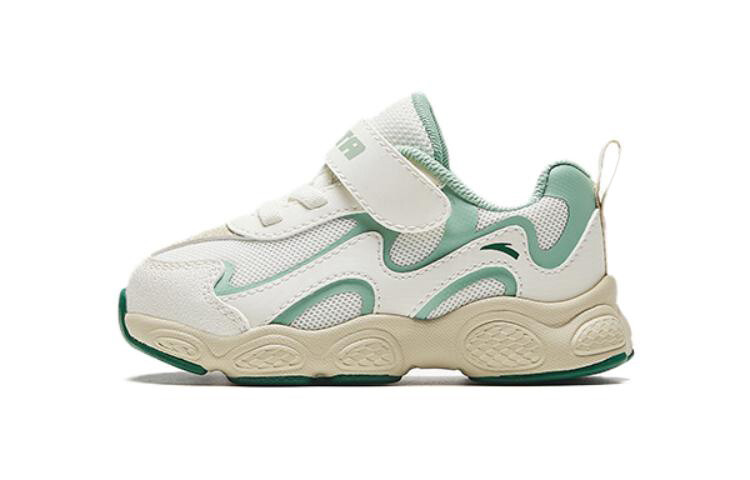 

Кроссовки Anta kids Toddler Shoes TD Low-top White/Green/Yellow, белый