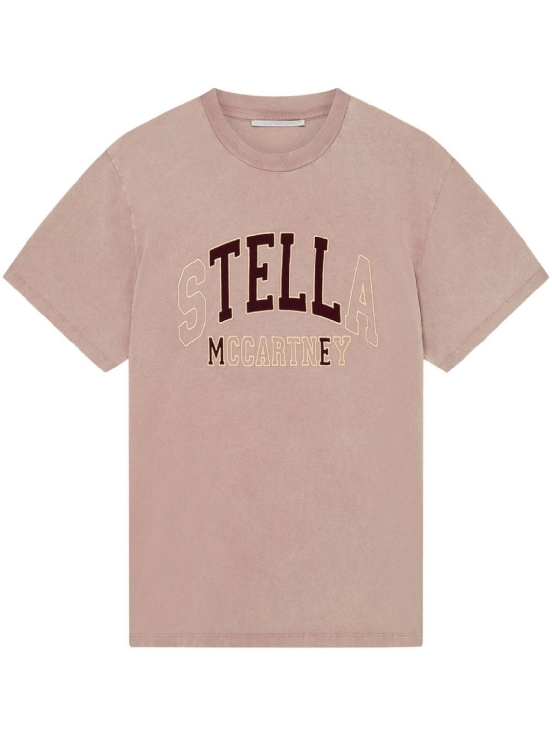 

Stella McCartney футболка свободного кроя Tell Stella, коричневый