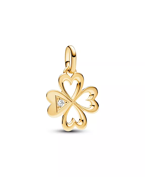 

Подвеска-Медальон в форме четырехлистного клевера с кубическим цирконием Pandora, clear