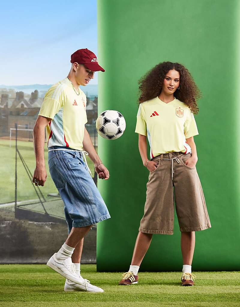 

Желтая выездная футболка Adidas Football Euro 2024 Испания
