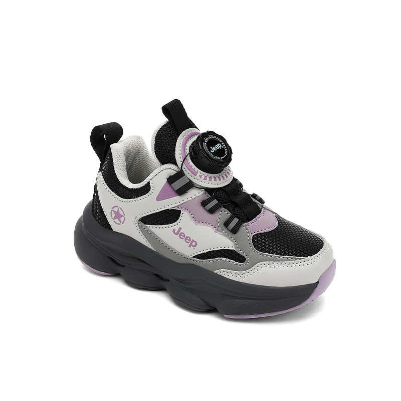 Jeep Беговые кроссовки Running Collection Slip Resistant Lightweight Cushioning Low top Black Purple для детей — фото 3