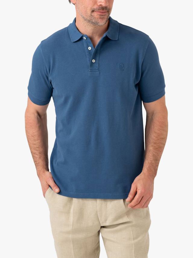 

Хлопковая поло с коротким рукавом Regular Fit KOY, Dark Blue