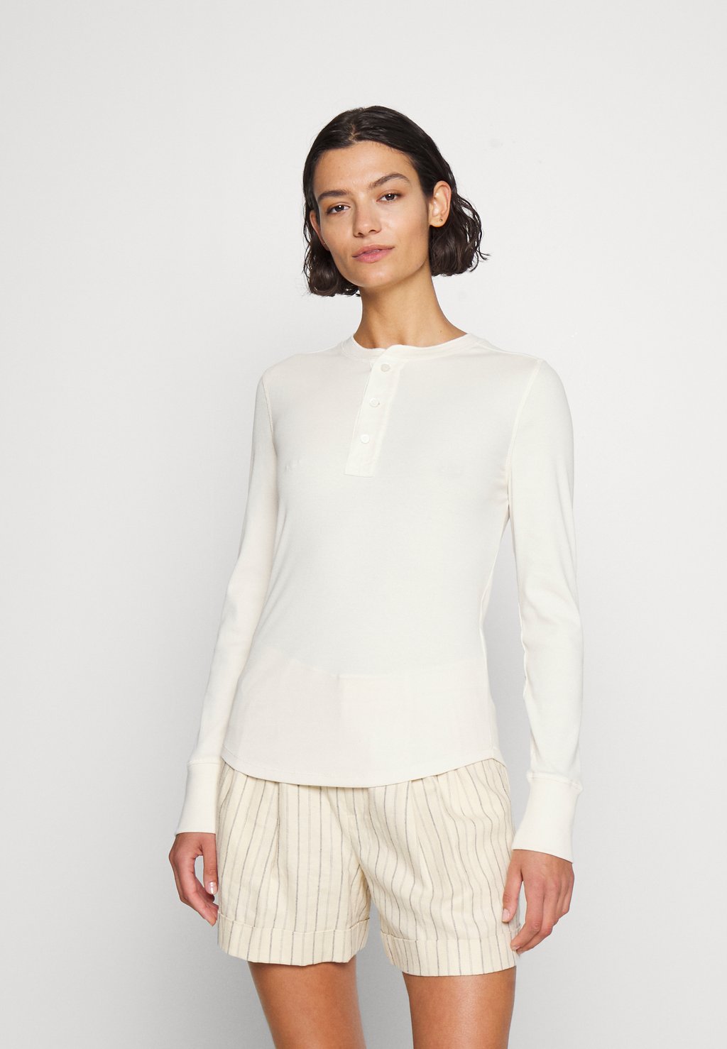 

Топ с длинными рукавами FUNSONI LONG SLEEVE Lauren Ralph Lauren, молочный