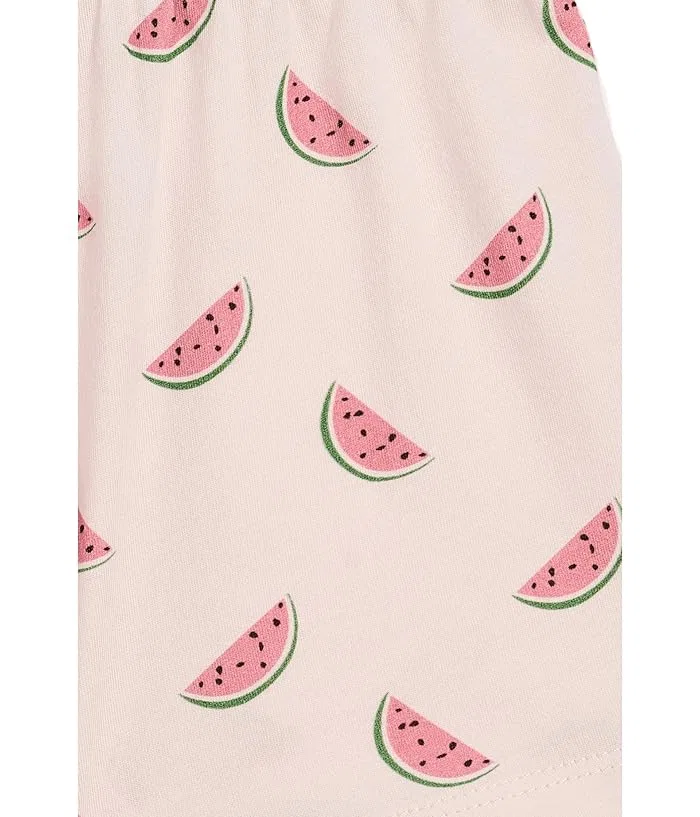 Шорты с принтом арбузов Cotton Jersey Jade Chaser Kids, Panna Cotta — фото 3