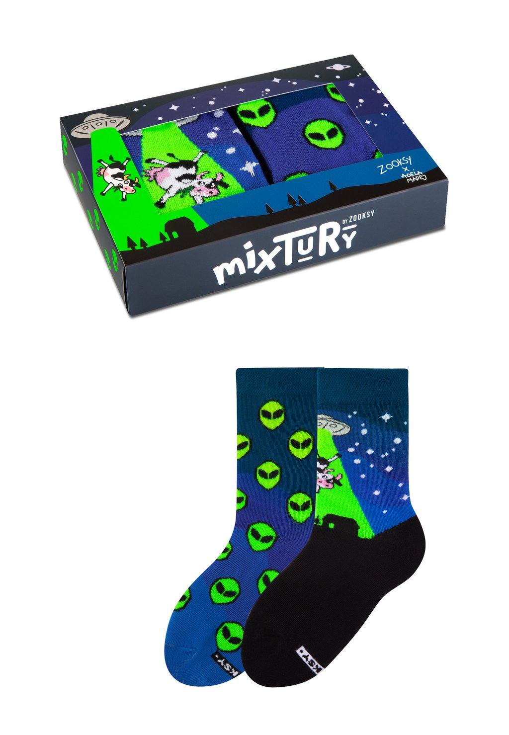 

Носки MIXTURY 2 PACK Zooksy, синий