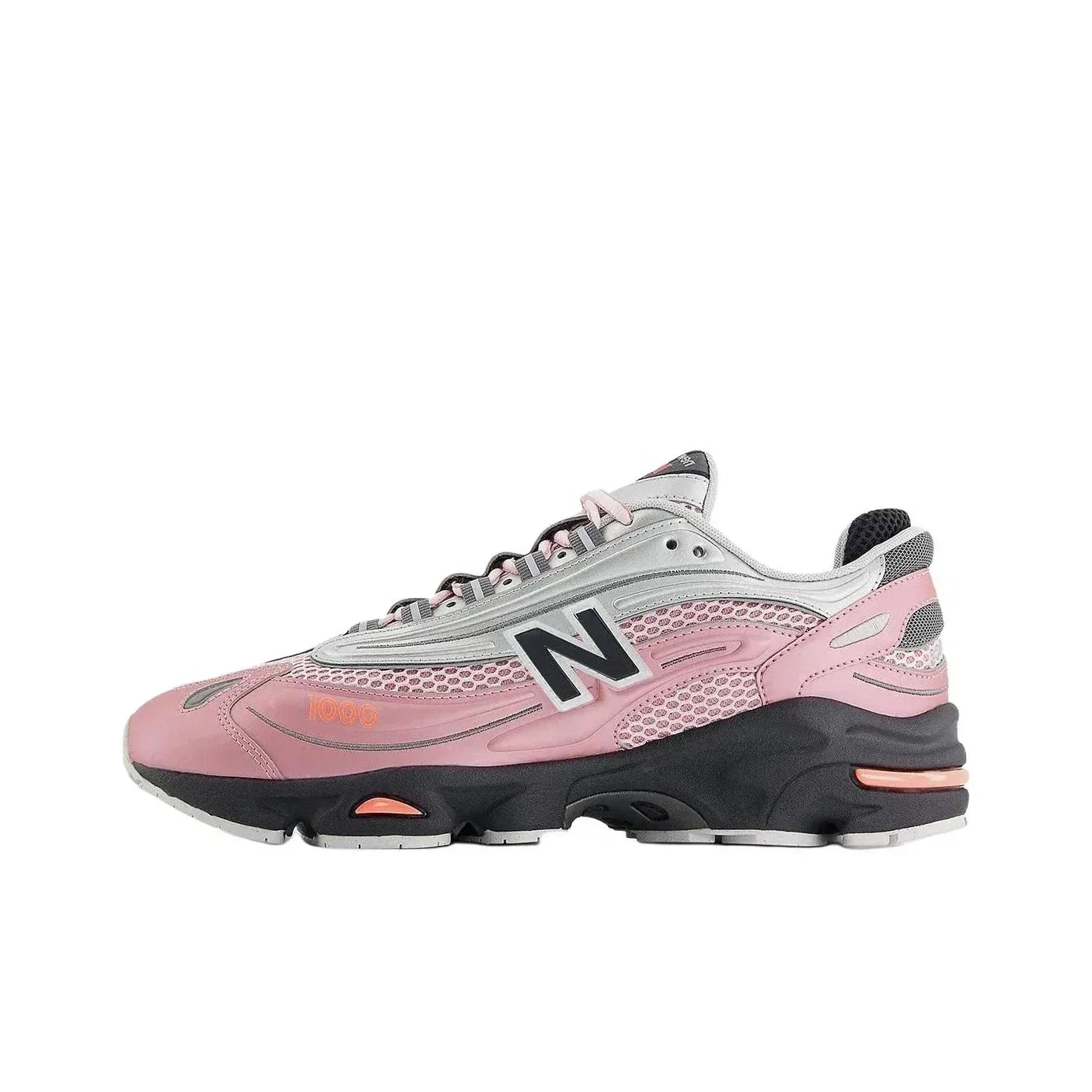 Кроссовки New Balance 1000 M1000U, цвет металлик розовый, повседневная обувь MEW396