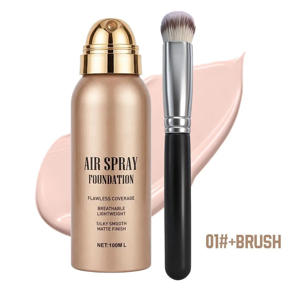 Тональный крем-спрей Air Spray Foundation с полным покрытием (оттенок 01) Generisch, 01 — фото 3