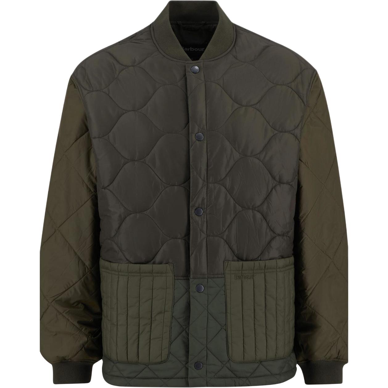 

BARBOUR Куртка-бомбер стёганая, Green