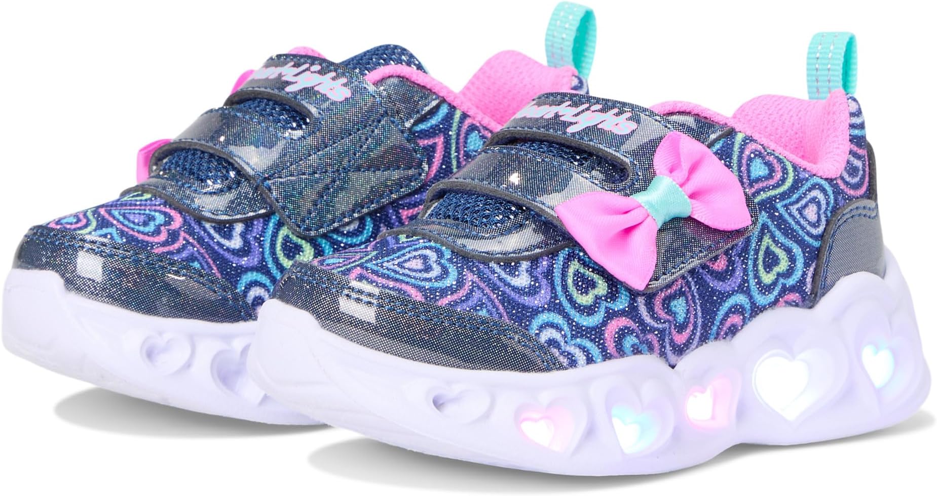 

Кроссовки SKECHERS KIDS Heart Lights - Boogie Land 303258N, Navy/Multi