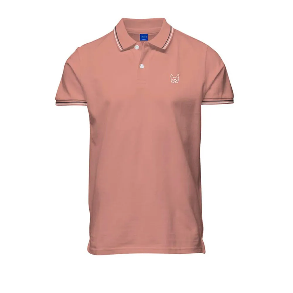 

Поло с коротким рукавом Jack & Jones Bulldog, розовый