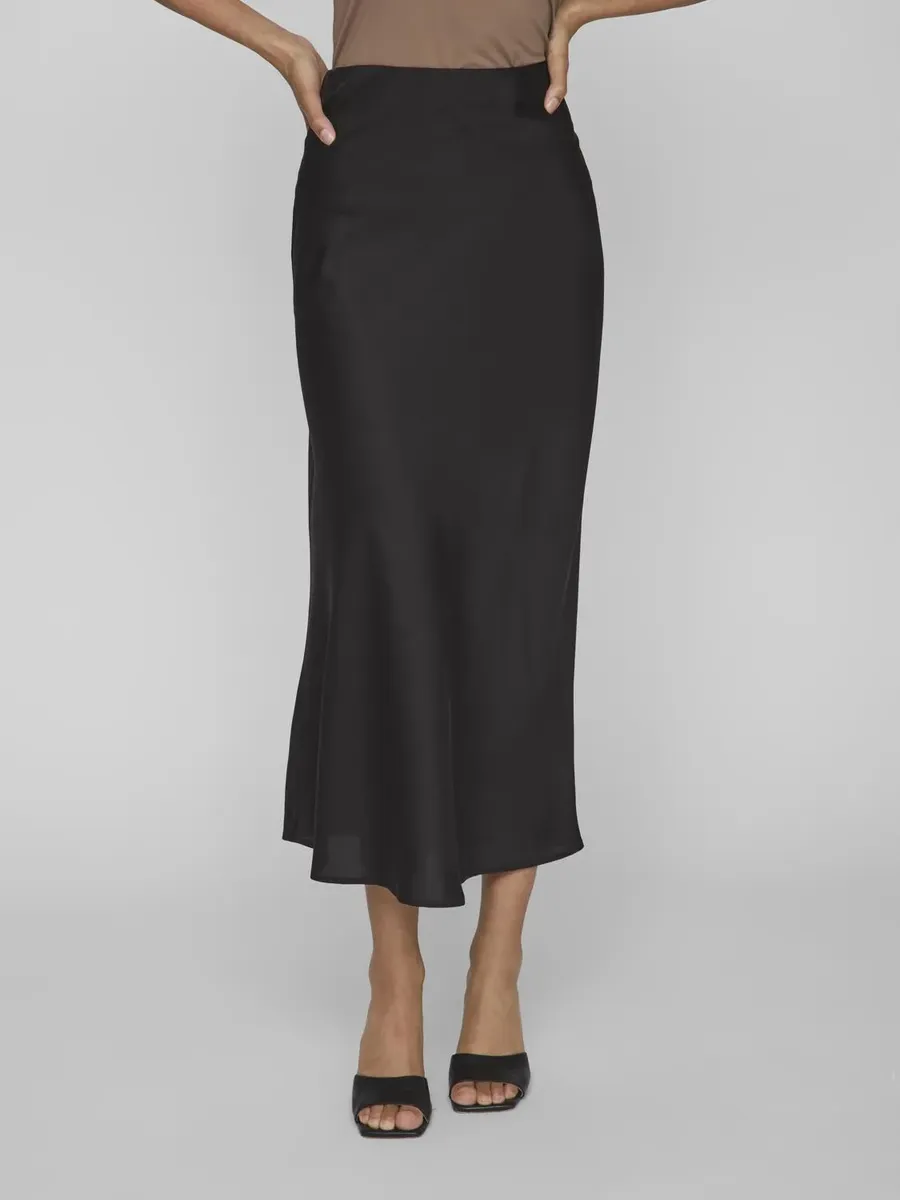

Юбка макси Vila "VIELLETTE HW LONG SKIRT - NOOS", черный