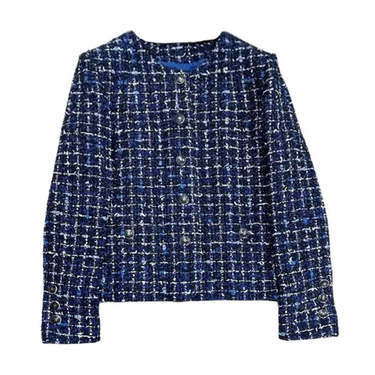 

CHANEL Куртка 25P женская морская синяя, Marine Blue