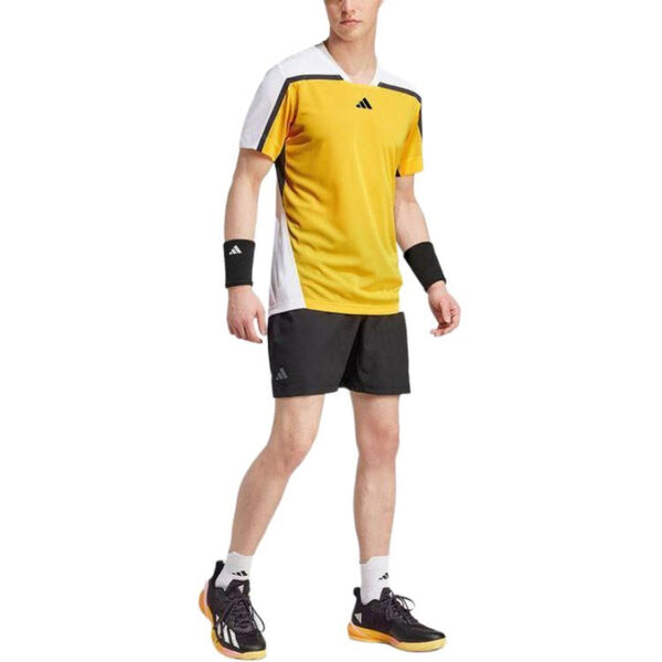 Шорты доминик тим теннисные шорты азиатские размеры Adidas, черный — фото 2
