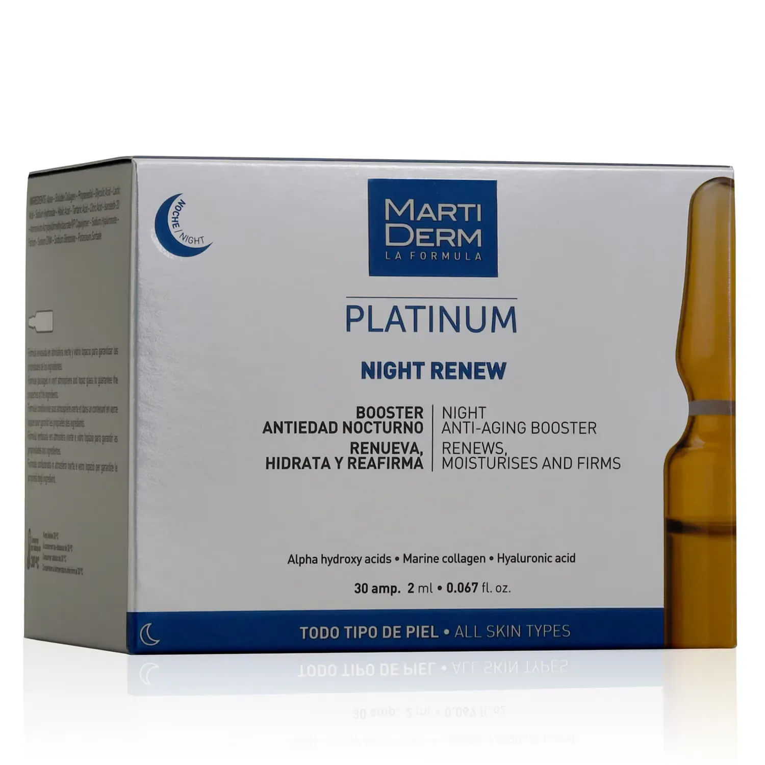 Сыворотка MartiDerm — 30 Ампул Омолаживающий Альфа Платинум — фото 3