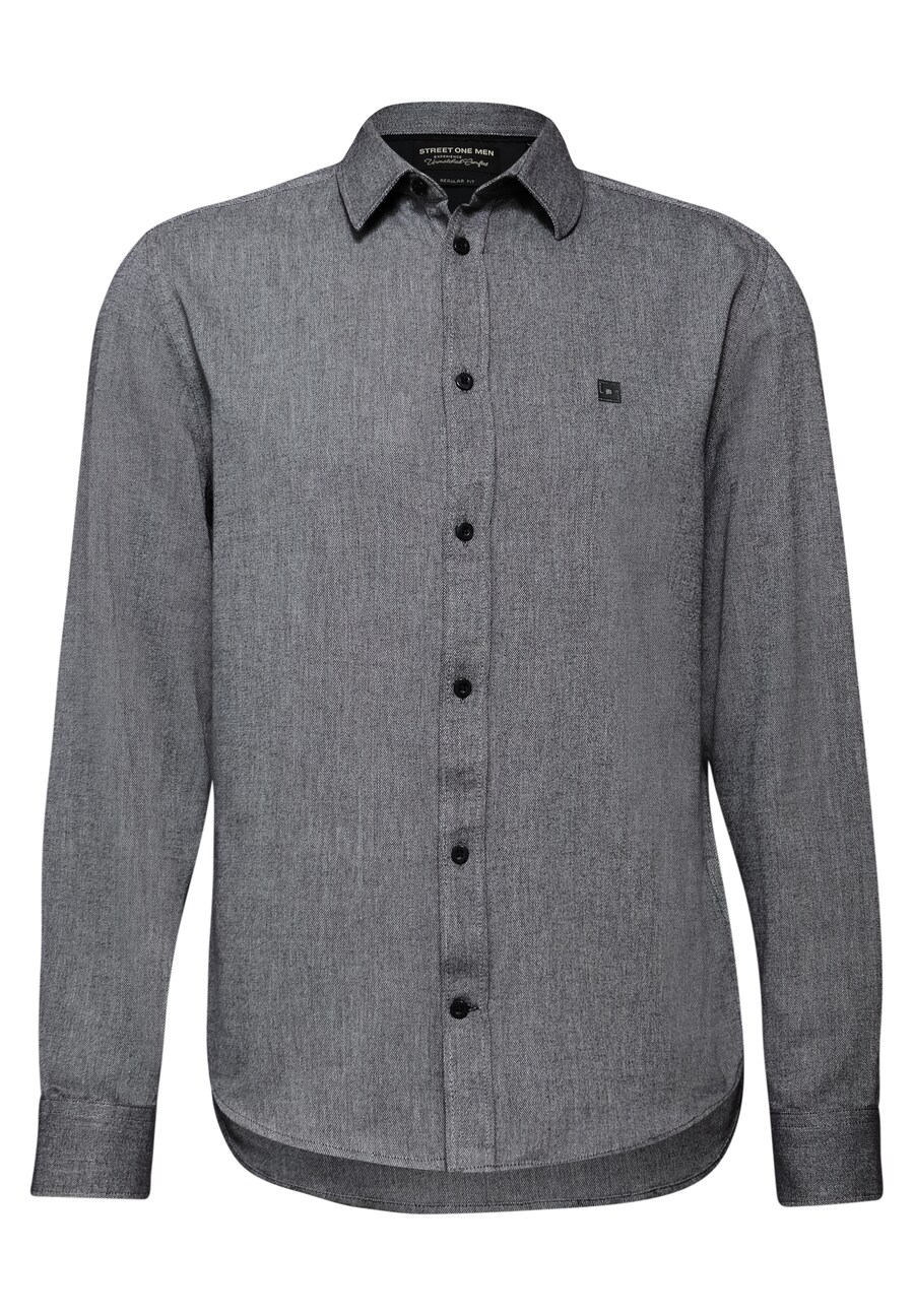 

Рубашка на пуговицах классического кроя Street One MEN, Black