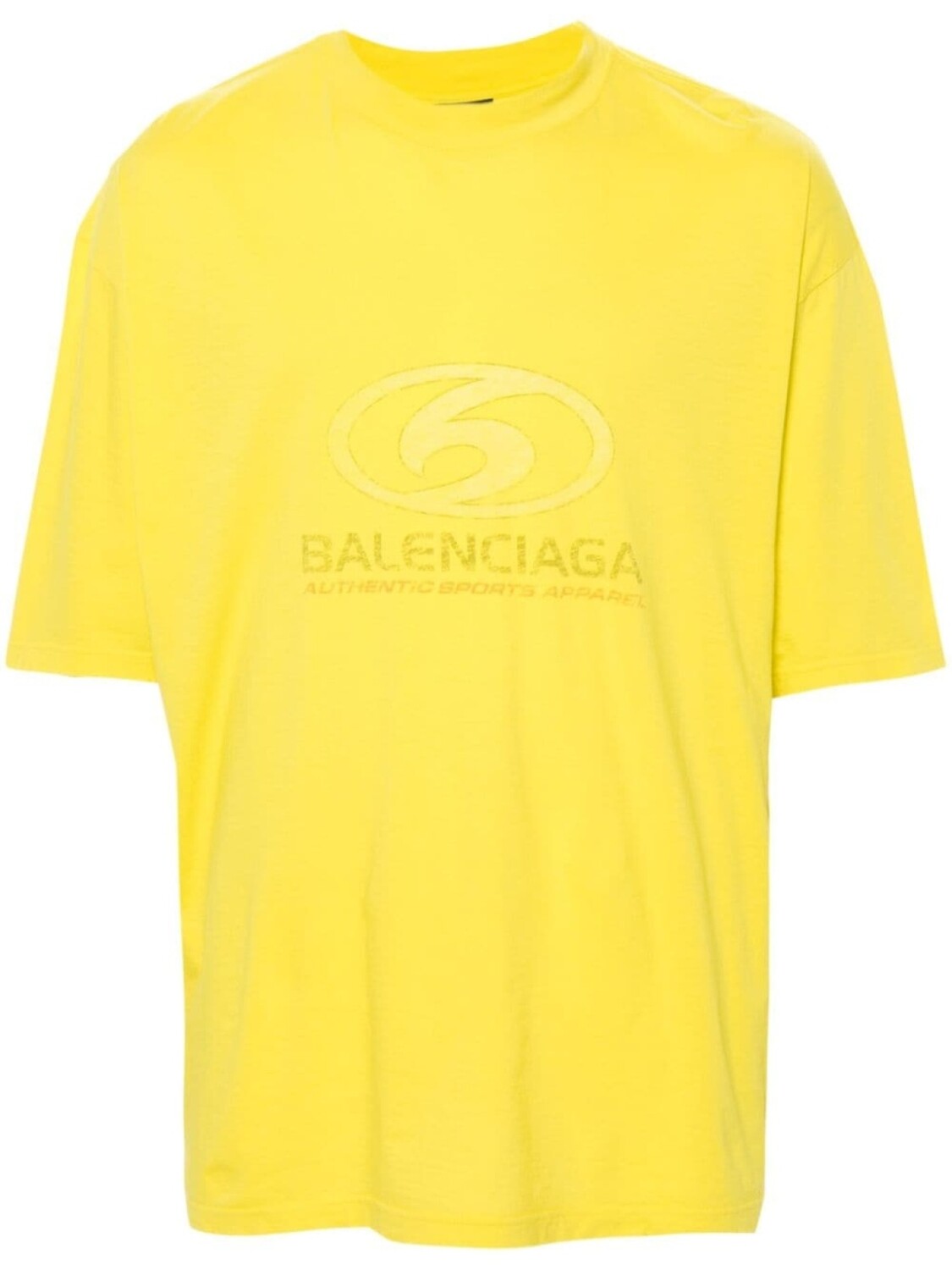 

Футболка с логотипом Balenciaga, желтый