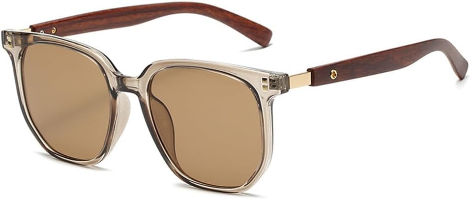 

Солнцезащитные очки UV400 с защитой от УФ-излучения — цвет «под дерево», подходят для женщин и мужчин, для бега и занятий спортом на открытом воздухе UYPTK, Champagne Tea