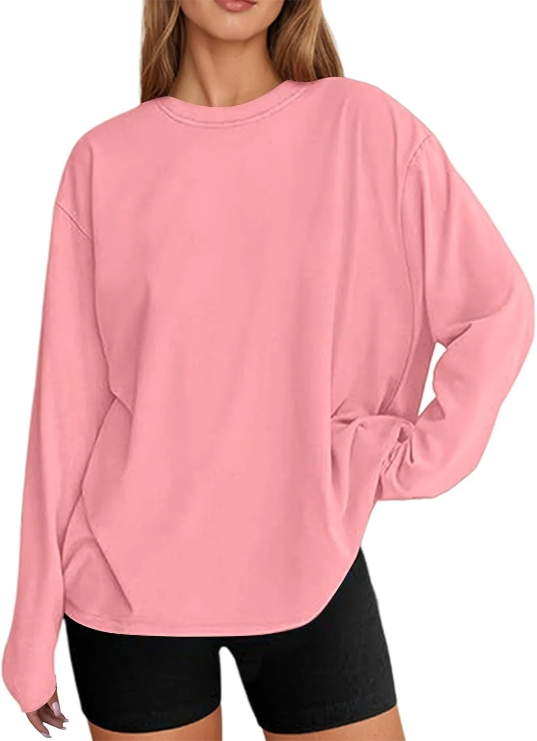 

Длинный рукав для женщин, Oversized, Crewneck Franterd