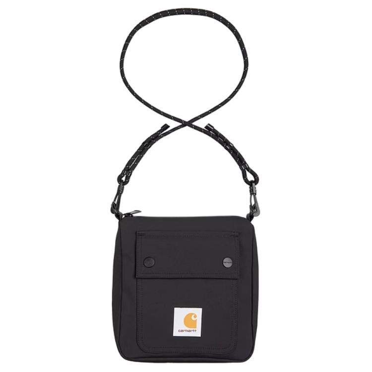

Carhartt WIP Полиамидная мужская сумка через плечо черная, Black